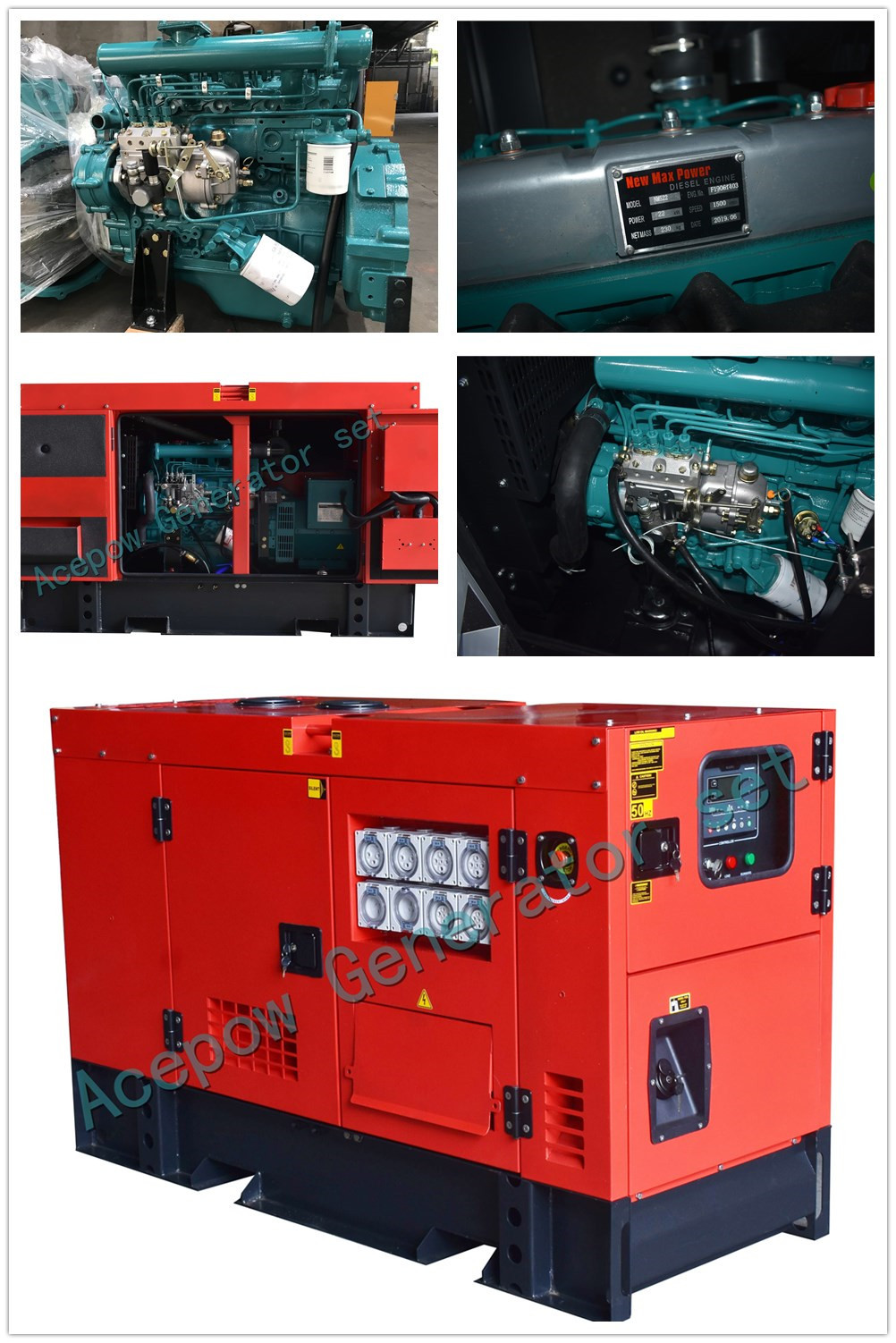 Smartgen 400V 1500RMP Small Silent Diesel Generator