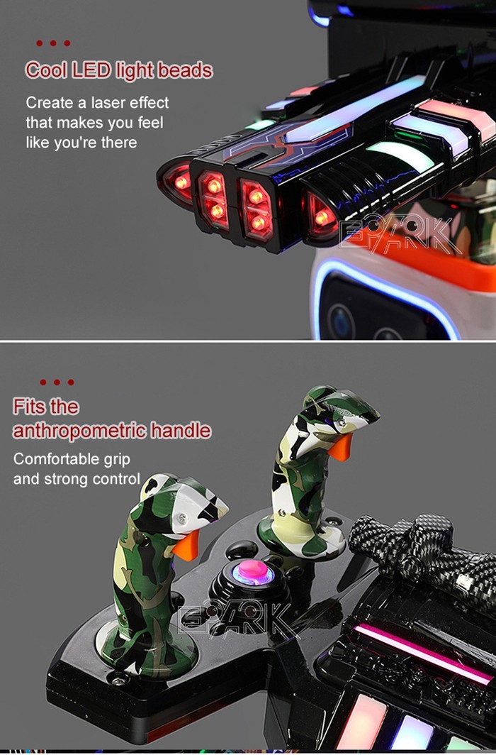 Amusement Park Coin Operated Arcade Game Robot Child Shooting Gun Game Machine