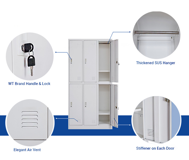 0.157 CBM 35Kgs Loading Capacity Steel Storage Locker