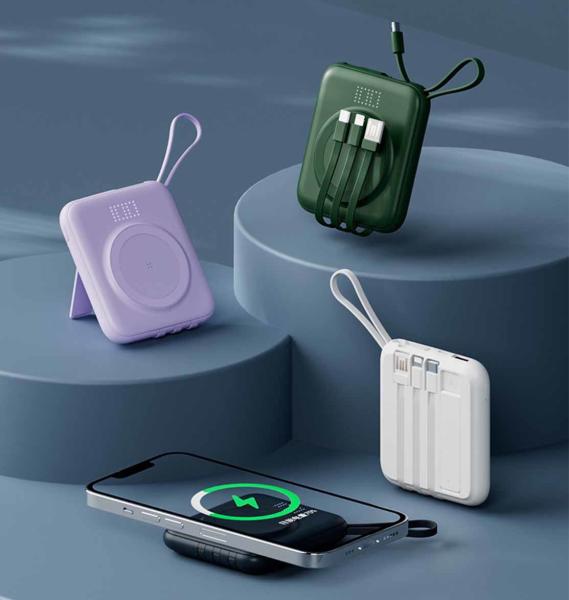 Quality Compact Wireless Mobile Power Bank 15000mAh 20000mAh OEM With LED Display for sale