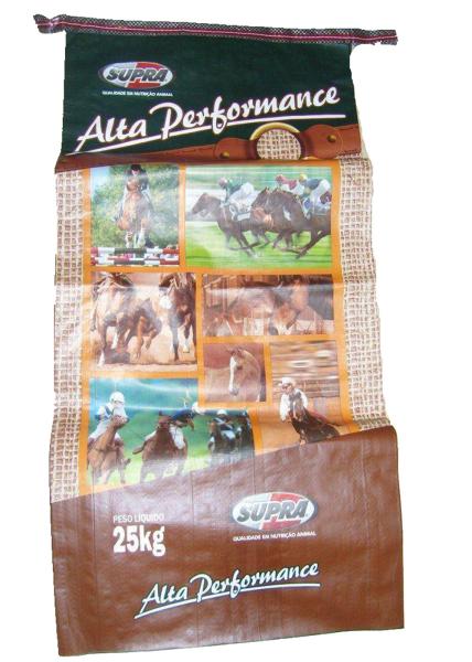 Anti Slip Surface Woven Polypropylene Feed Bags Printed Feed Sacks With Top