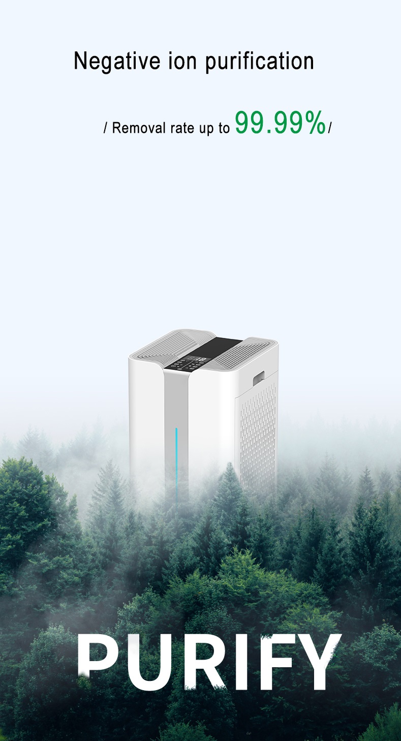 HOMEFISH Hepa Filter Commercial Air Purifier For Office Space OEM ODM