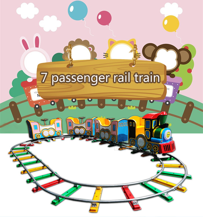 Adult Trackless Electric Tour Thomas Track Steam Mini Shuttle Shopping Fiber Glass 7 Seats