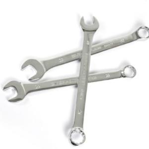  Metric Gear Ratchet Forged Steel Wrench 24mm 27mm Chrome Plating OEM Manufactures