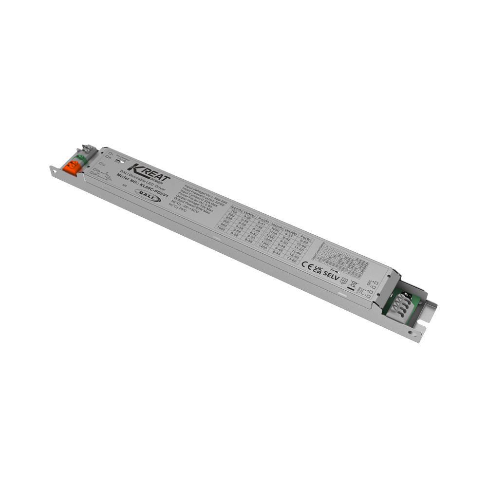  60W Constant Current LED Dimming Driver With DALI2 Dimming Manufactures
