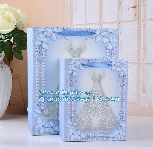 Luxury Paper Gift Carrier Shopping Bag Party Bag with Handles,printed paper carrier bag for apparel shopping bag, bageas