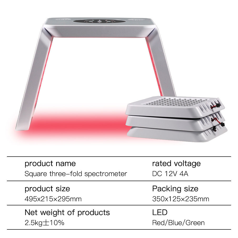 Face Skin Tightening PDT Machines Red Blue 96W 415nm 630nm