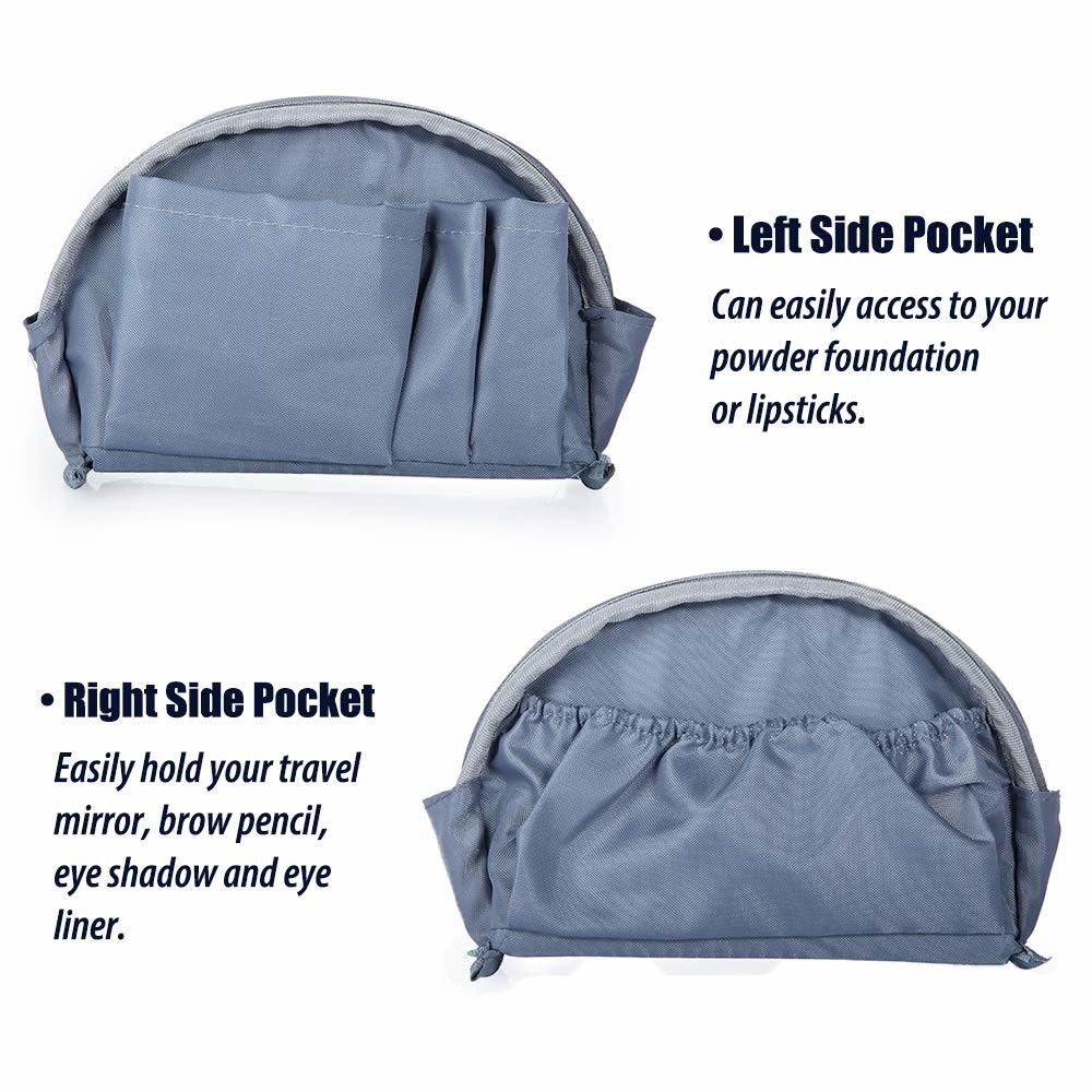 Multi Functional Waterproof Moon Cosmetic Bag Travel Handy Makeup Pouch For Women