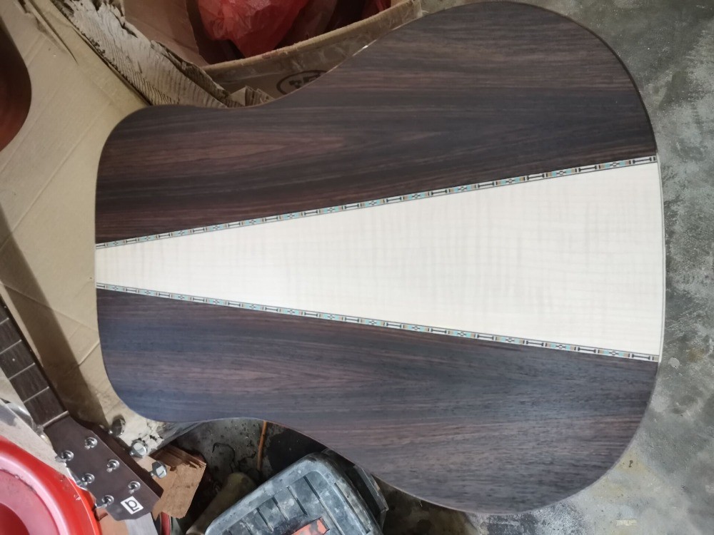 Custom O Body 39 Inch Abalone Binding Sunburst Color Acoustic Guitar Accept Guitar, Amp, Pedal OEM