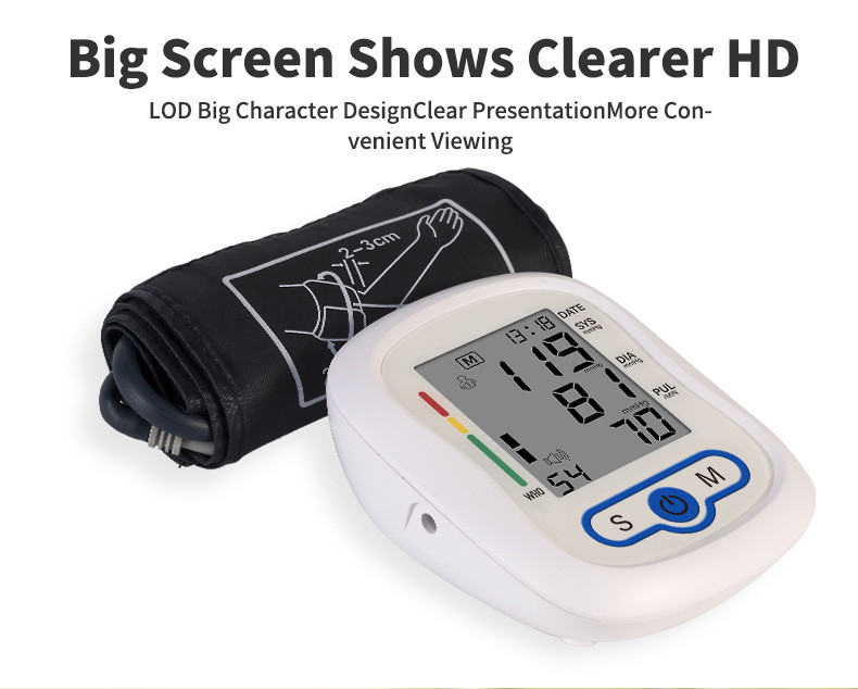 Digital Arm Type Sphygmomanometer Intelligent Pressurization With Voice Reporting