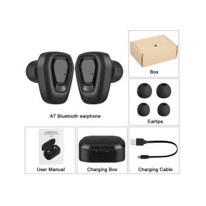 Smartphone Hands Free Bluetooth Headphones , Bluetooth Stereo Earbuds With Mic