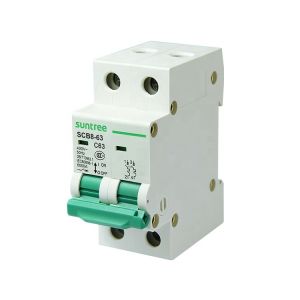 3 Pole 40A Electrical SCB8-63 MCB Circuit Breakers