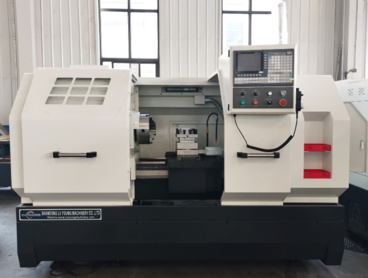 Light Duty Flat Bed Machine Cnc Automatic Lathe Machine CK6150 1000mm Distance Between Two Centers