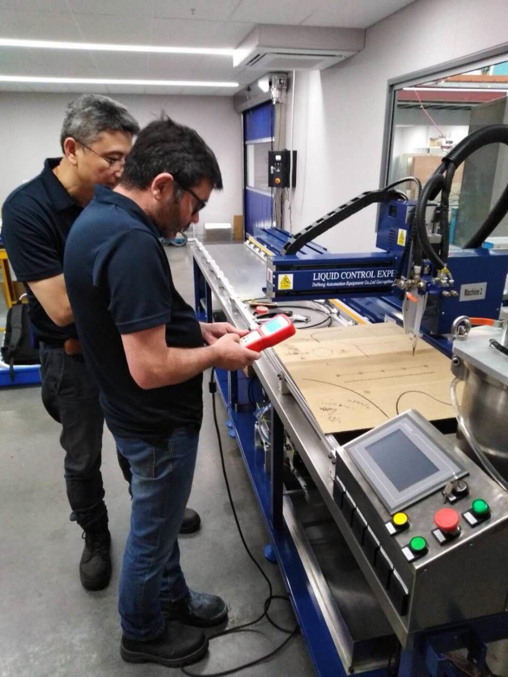 High Speed Full Automatic Glue Dispenser Machine for Tank B 10L or Customized Capacity