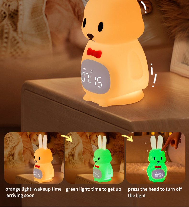 Rechargeable Usb Touch Baby Cute Bunny Night Light Dimmable Led Nigh Light