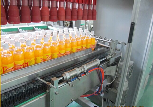 Carbonated / Pure Water Bottle Packing Machine With Carton Box 20 cases/min