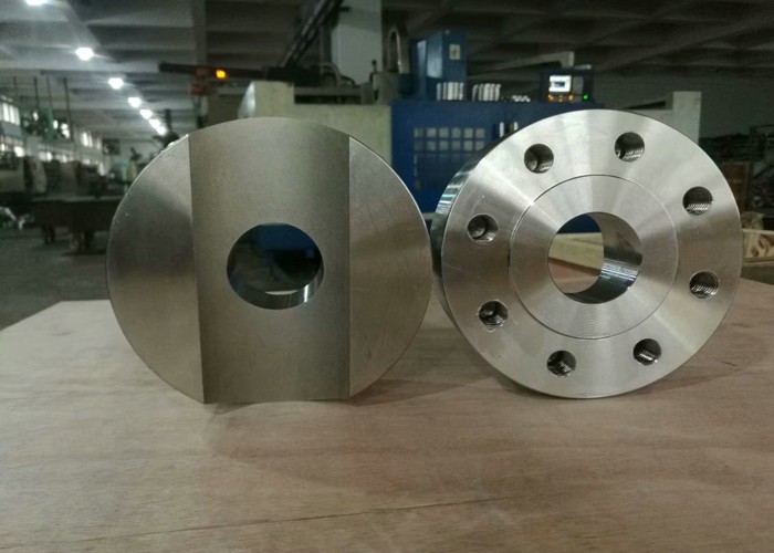 Forged 26"- 48" Nickel Alloy Blind Pipe Flanges , Inconel 600 Pipe Mounting Flange