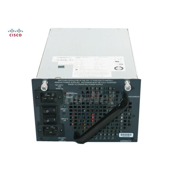 Quality 4200W AC Used Cisco Power Supply Cisco PWR-C45-4200ACV Catalyst 4500 Series for sale