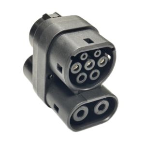 CCS 1 To CCS 2 DC Adapter AC 63A To DC 250A Combo 1 To Combo 2 Fast EV Charging