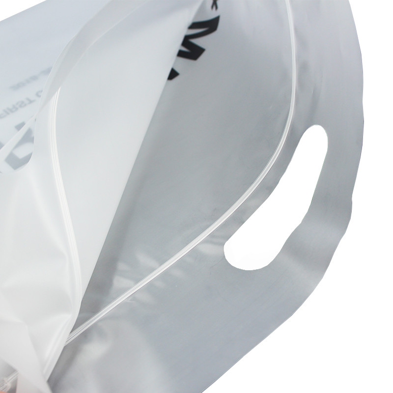 Clothes CPE EVA 0.06mm k Packaging Bag Resealable With Handle