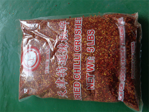Tientsin Crushed Chilli Peppers Stemless Dried Chile Flakes Pulverized