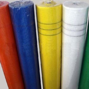 Waterproof White Fiberglass Mesh for Wall Various Colors Cutting Service Available