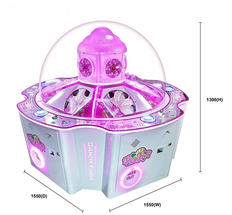 Colorful Lighting Show Gift Vending Machine 5 Players For Game Center