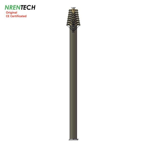 20m lockable pneumatic telescopic mast 30kg payloads-3.7m closed height-for