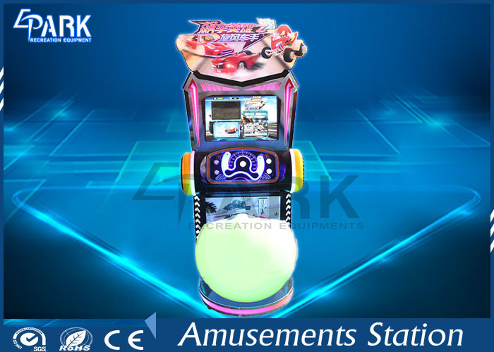 275W Racing Game Machine 1 Player With Dynamic Steering Wheel Seat