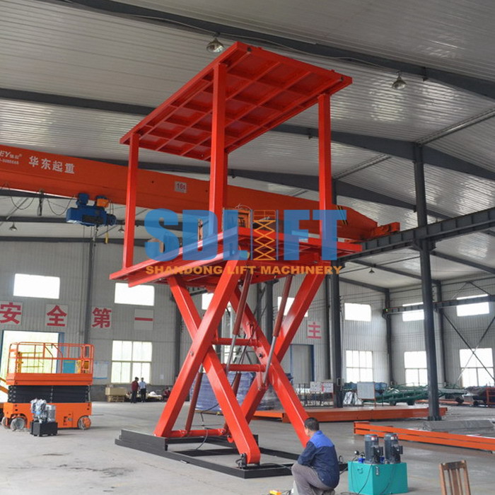 Home Hydraulic Vehicle Lift Smart Parking Underground Car Lifts For Small Garages