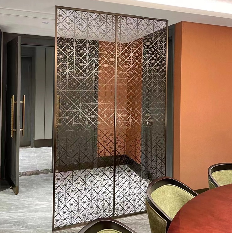 Metal frame wall panel hanging decoration room divider