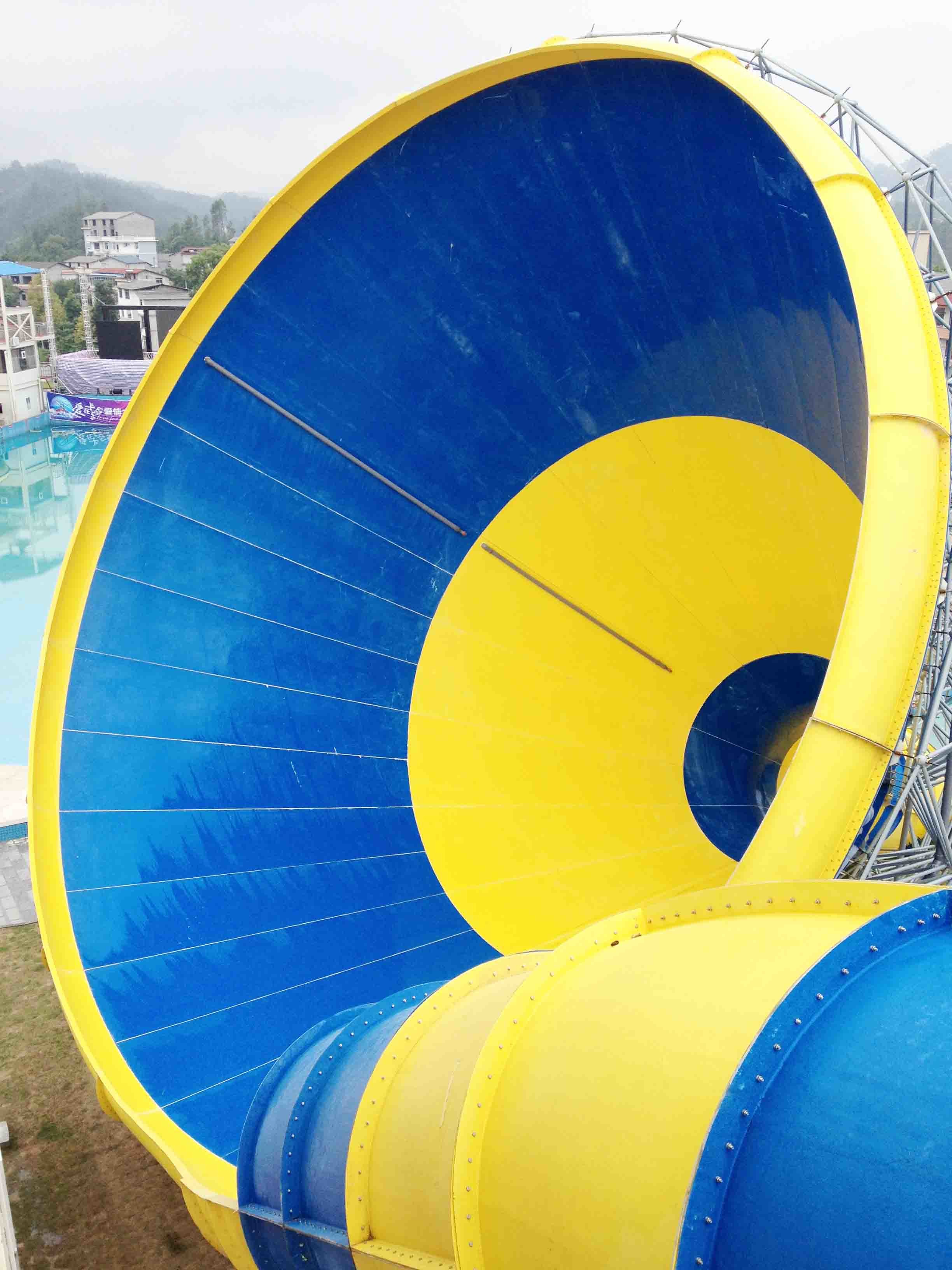 Big Tornado Fiberglass Water Slides For Amusement Adventure Waterpark Equipment for Water Park