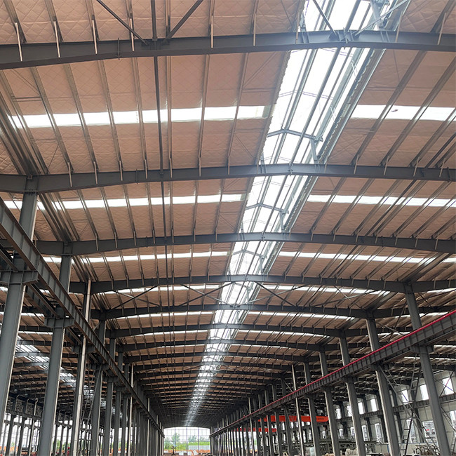 Ub En Standard Industrial Prefab Buildings , Multi Story Steel Building Construction