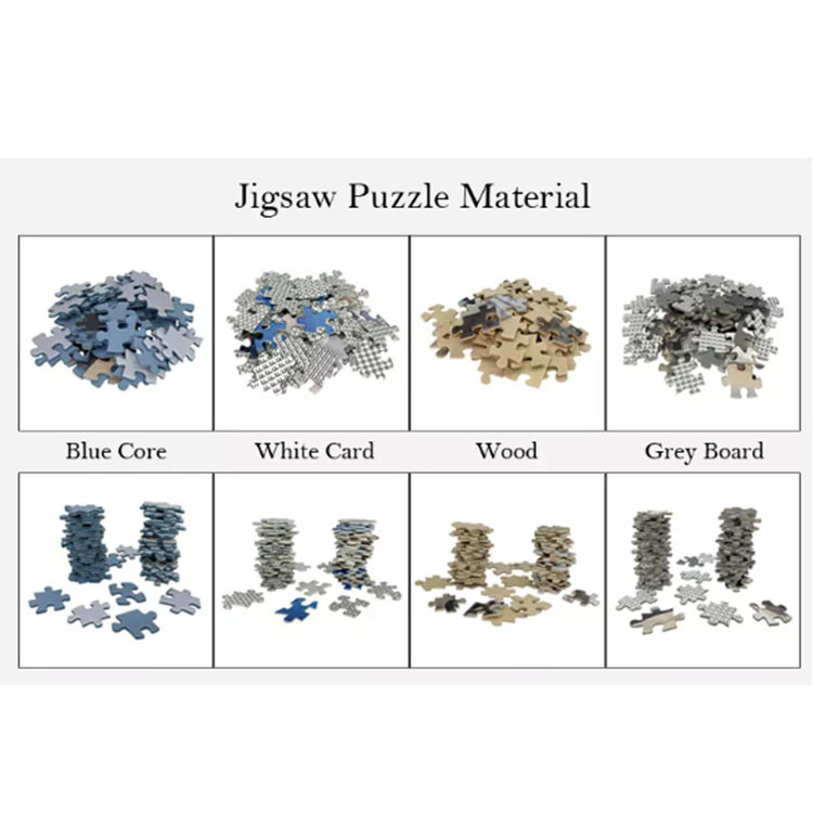 Customized 1000pcs Round Rainbow Puzzle Inspirational Jigsaw Puzzles