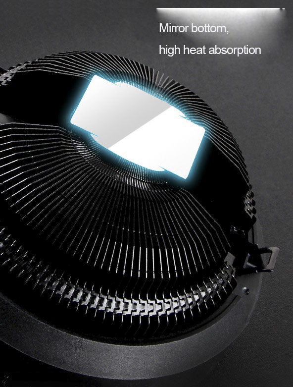 62CFM Personal Computer CPU RGB Cooling Fan Air Heatsink Cooler Heat Radiator Fans Ventilador for PC Desktop
