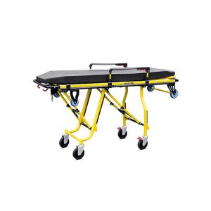 YA-AS11 Folding Manual Ambulance Stretcher Trolley Lightweight With Wheels