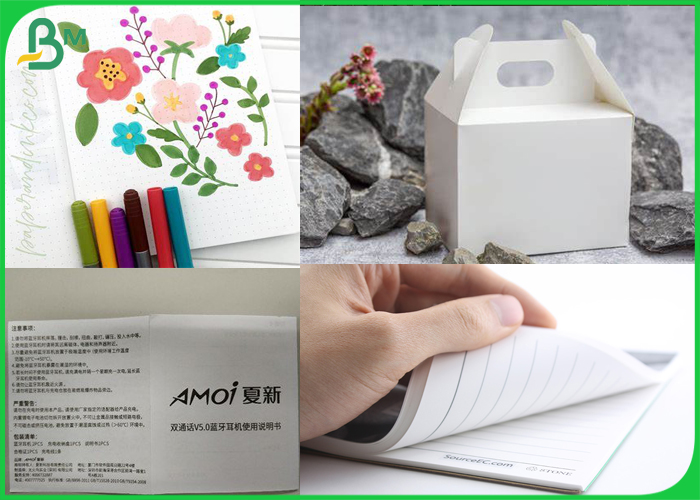 Waterproof 100um Offset Printing Rich Mineral Paper For Notebook Making