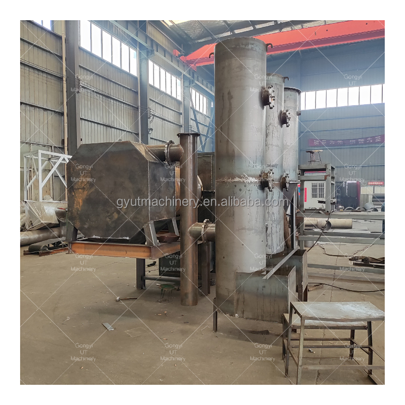 Smokeless Wood Sawdust Biomass Charcoal Coal Air Flow Continuous Carbonization Furnace