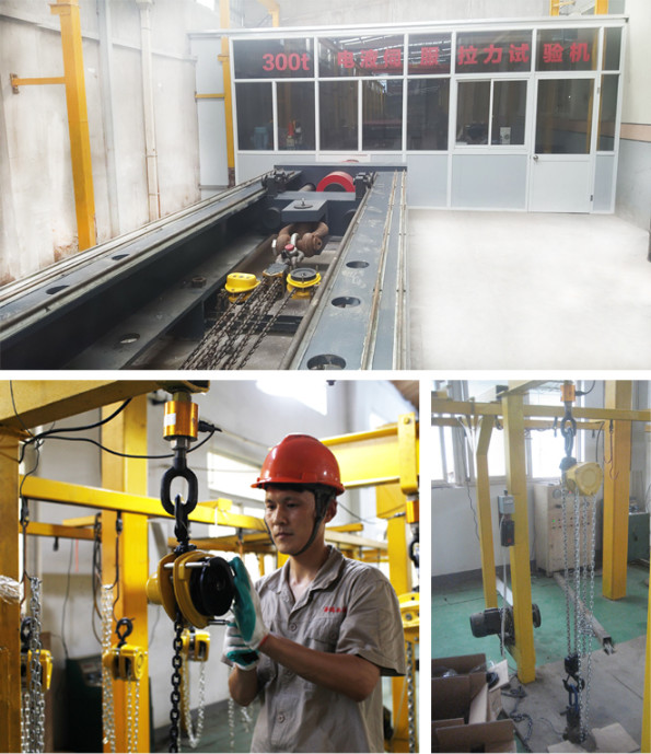 Safe 10 Ton Manual Chain Hoist , Chain Pulley Block With Hook Good Performance