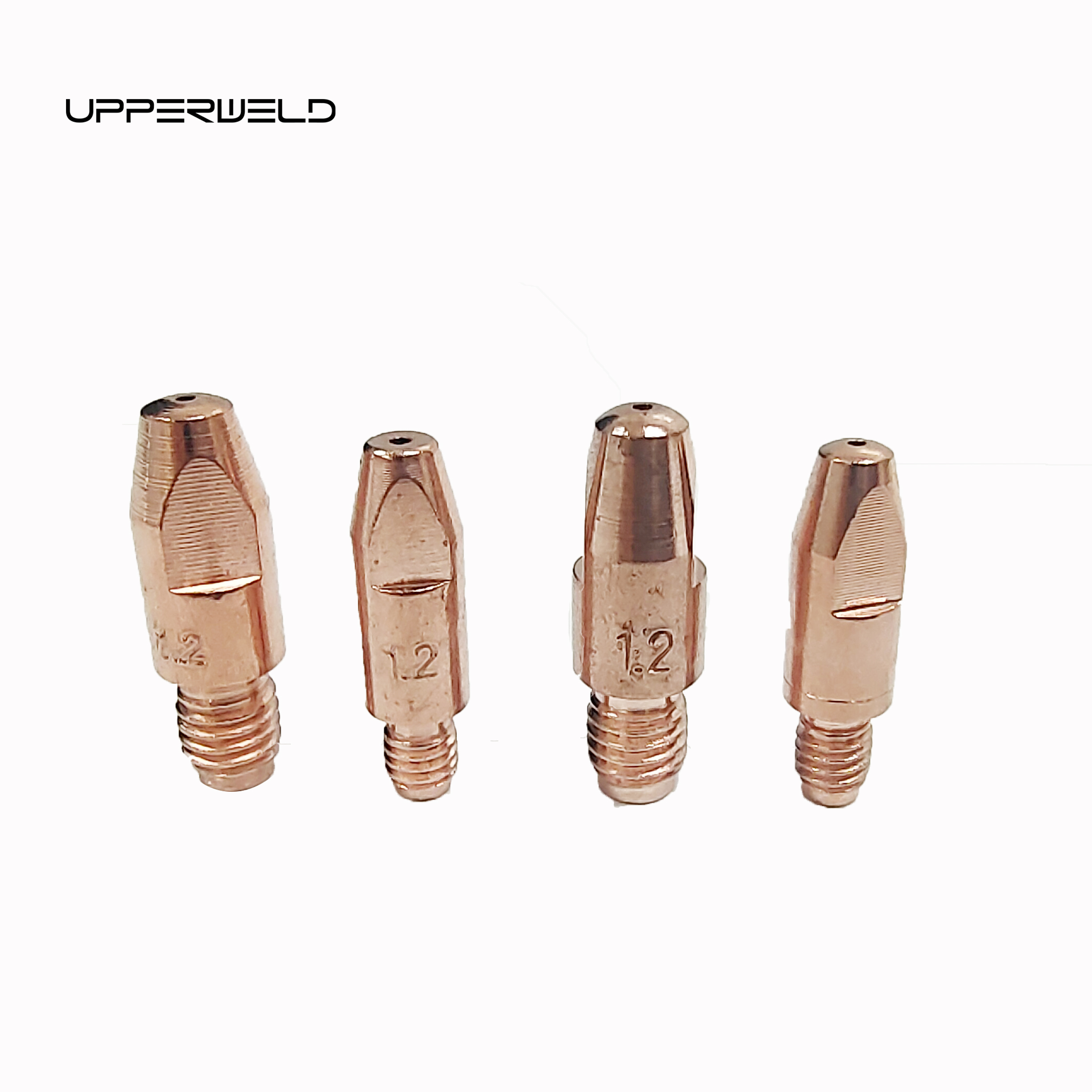 28mm Length M6 CRZR Material MIG Torch Contact Tip for Welding Consumables Design