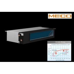  Waterproof Ceiling Concealed Fan Coil Unit 400CFM CE Certificated Low Noise Manufactures