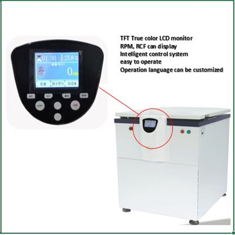 Large Capacity Centrifuge For Blood Separation 6×2400mL