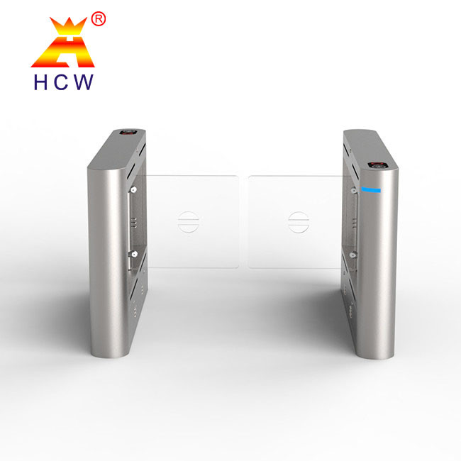 Pedestrian Swing Turnstile Gate 304 Stainless Steel Cabinet With Face Recognition