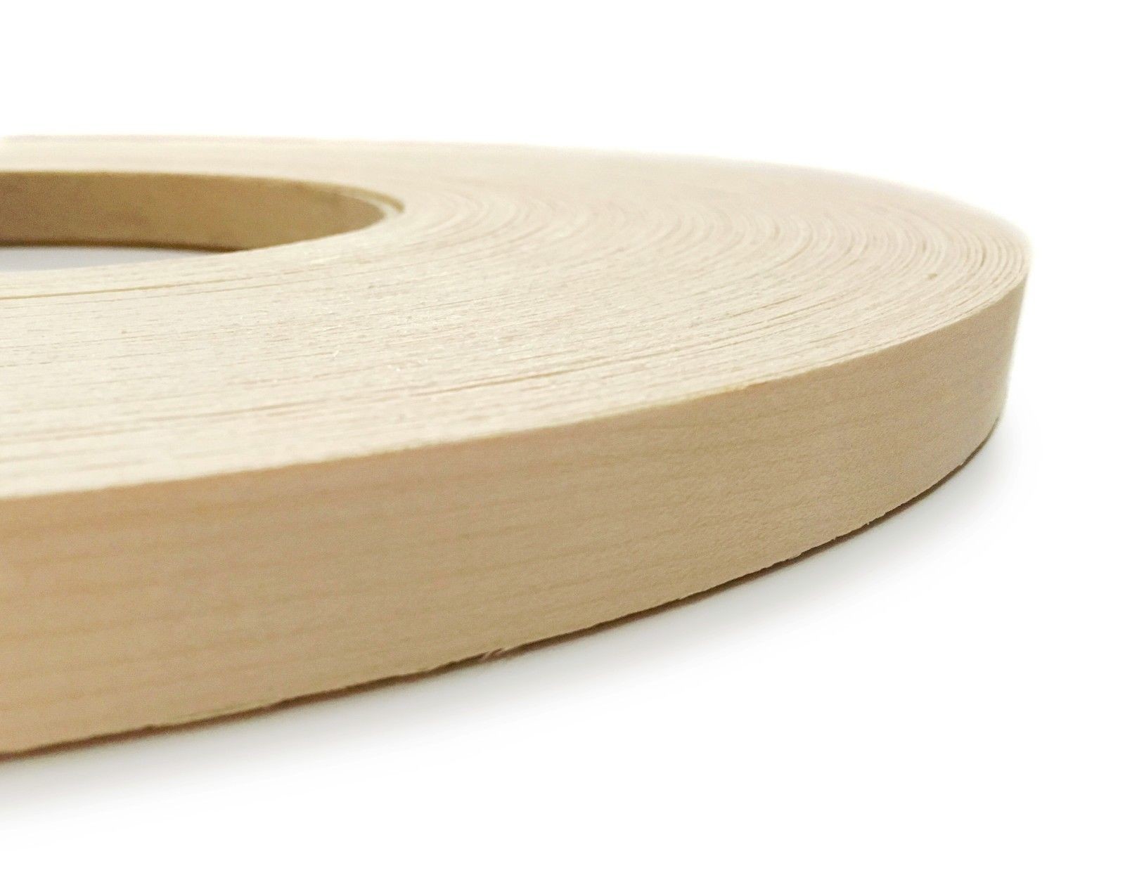 White Birch Fleece Backed 22mm x 200M Wood Veneer Edgebanding, Edgebanding Veneer for Furniture Door and Veneer Panel