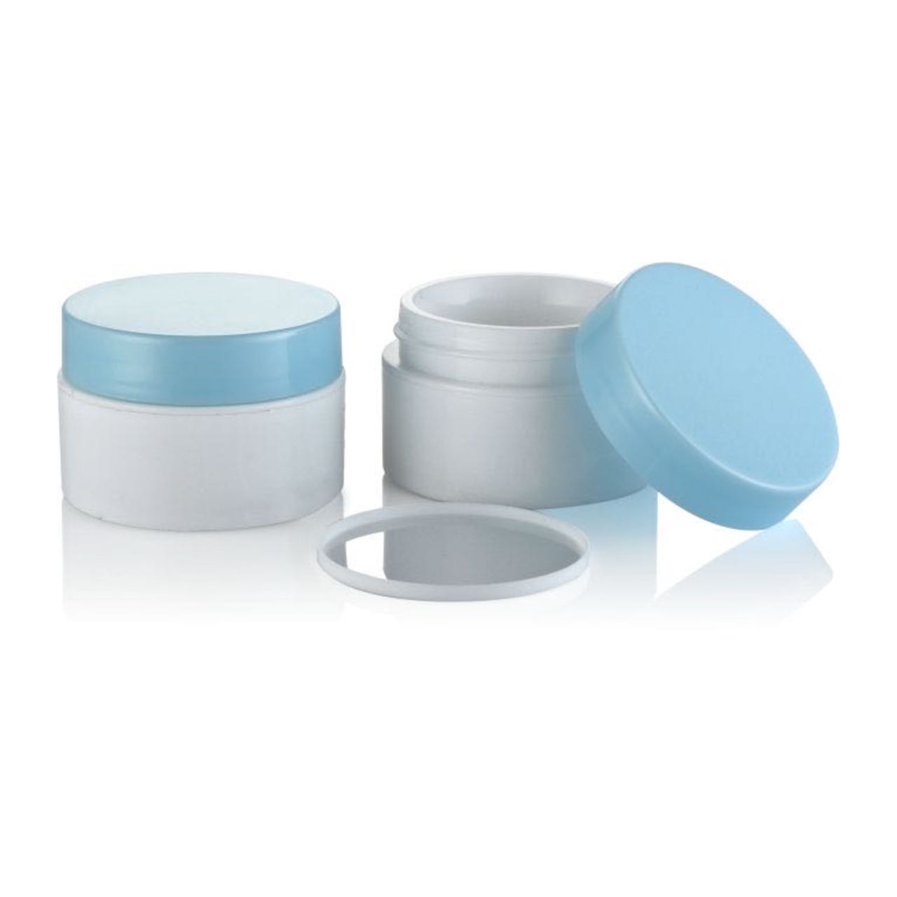 15ml 60ml Custom Color PS Cream Jar for Face Care Customized Color Sample Provided