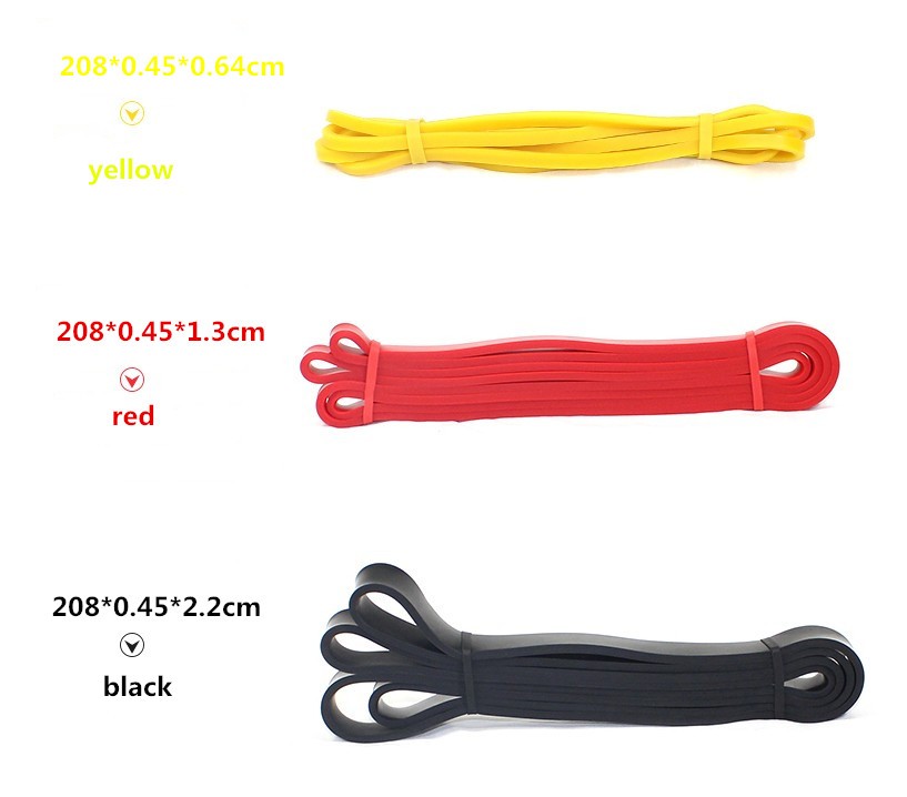 Latex 2.08m 35lb Heavy Ankle Tube Resistance Bands For Arms Legs Training