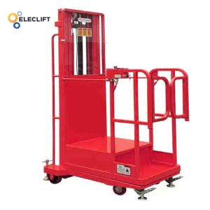  AC Motor Semi Electric Order Picker With Lifting Height 2.7m-6m Manufactures