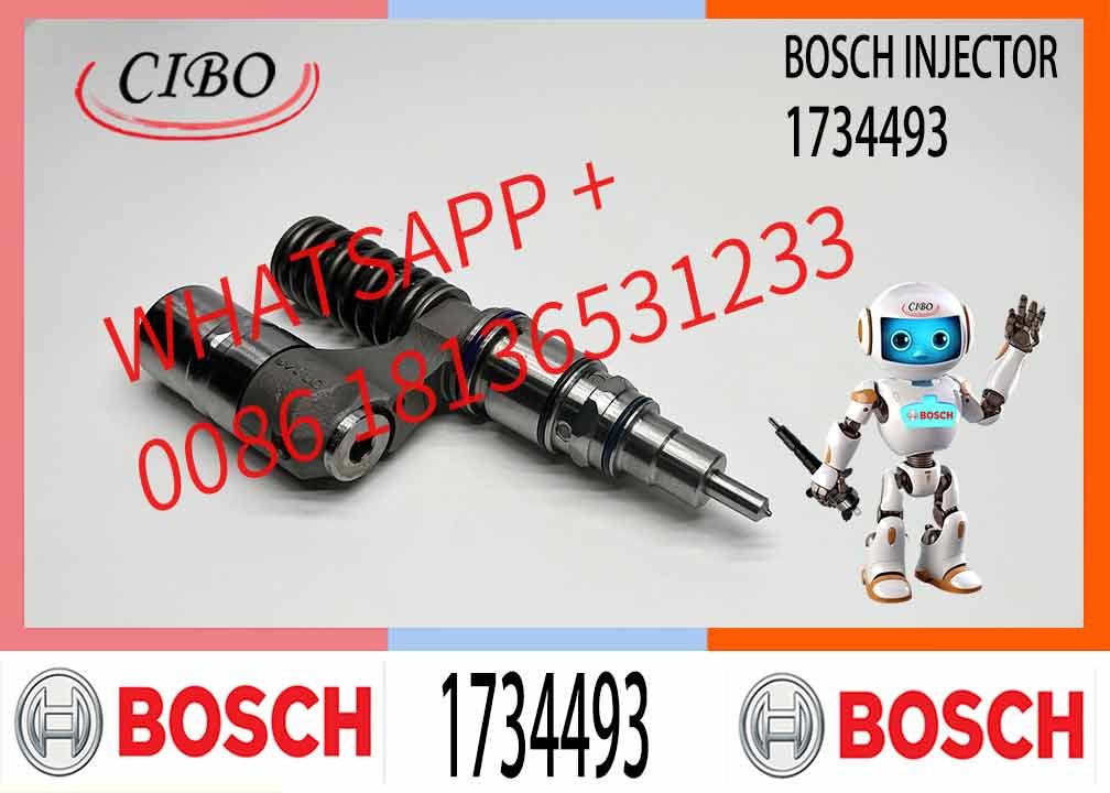 NINE Brand High quality Diesel Common Rail Diesel Injector 1734493 Fuel injector 1734493