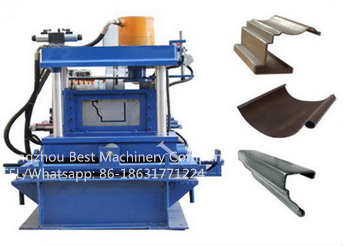 Galvanized Metal Rain 12m/Min Gutter Roll Forming Machine