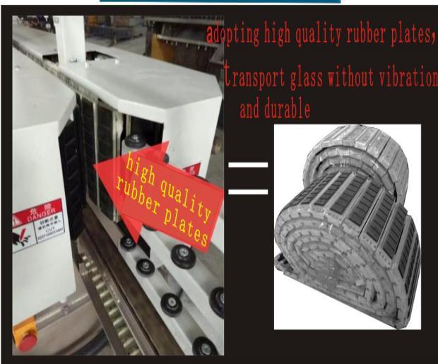 Nine Motors Glass Straight Line Beveling Machine